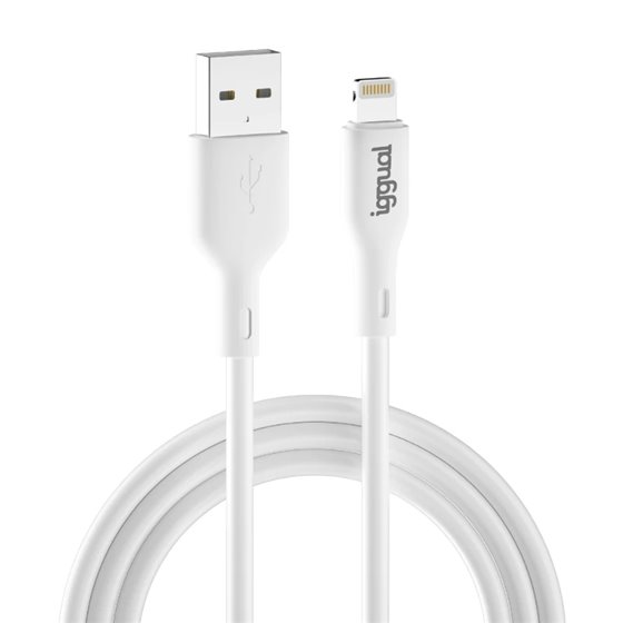 cable USB-A/Lightning 100 cm blanco