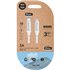 TEC2203 cable de conector Lightning 1 m Blanco