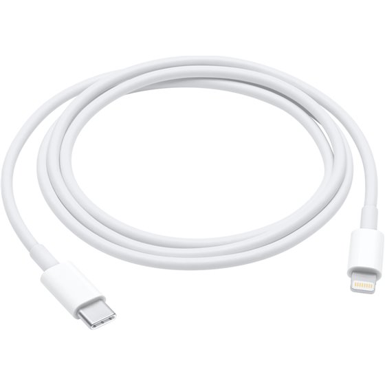 MM0A3ZM/A cable de conector Lightning 1 m Blanco
