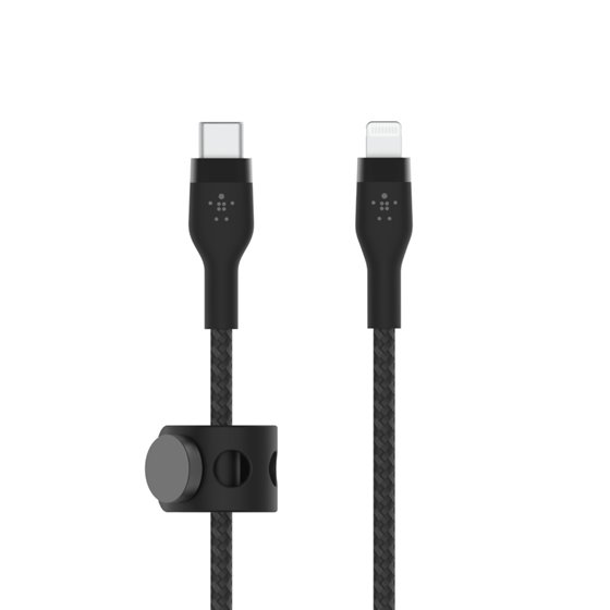 CAA011BT2MBK cable de conector Lightning 2 m Negro