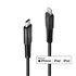 31286 cable de conector Lightning 1 m Negro