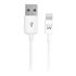 EW9902 cable de conector Lightning 2 m Blanco
