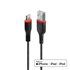 31291 cable de conector Lightning 1 m Negro