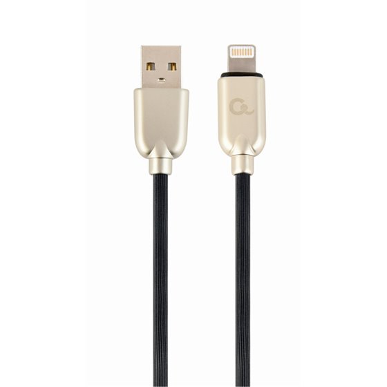 CC-USB2R-AMLM-2M cable de conector Lightning Negro