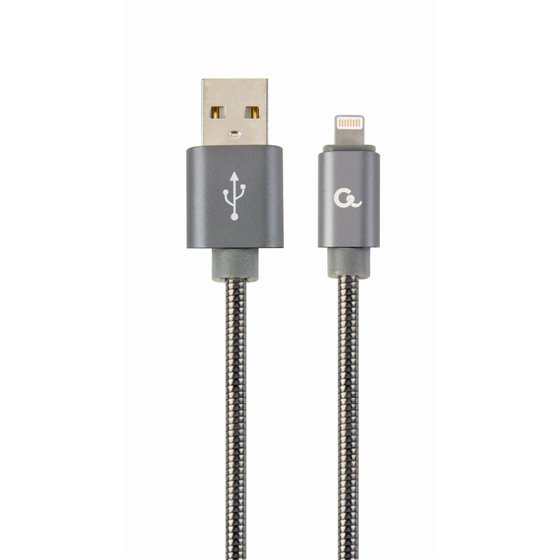 CC-USB2S-AMLM-1M-BG cable de conector Lightning 8 m Gris