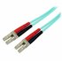 Cable de 10m de Fibra Óptica Multimodo OM3 LC a LC UPC - Full Duplex 50/125µm - para Redes de 100G - LOMMF/VCSEL - Pérdida Baja 
