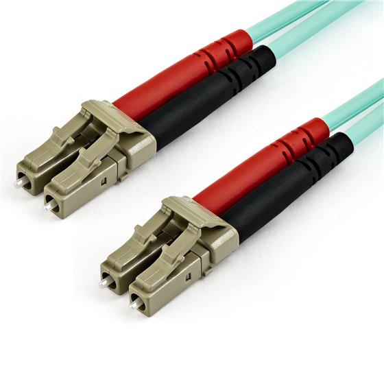 Cable de 7m de Fibra Óptica Multimodo LC/UPC a LC/UPC OM4 - 50/125µm - Fibra LOMMF/VCSEL - Redes de 100G - Cable LSZH - Baja Pér