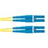 5m OS2 LC Duplex Cable de fibra óptica e InfiniBand Amarillo