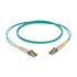 NKFPX2ELLLSM005 cable de fibra optica 5 m LC OM3 Color aguamarina, Azul