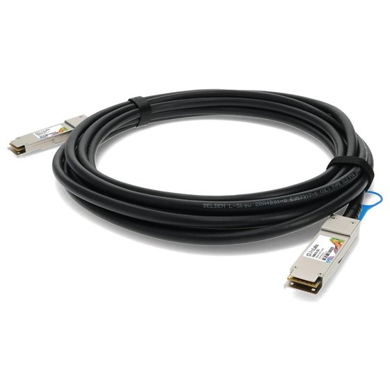 OS6860-CBL-300 Cable de fibra óptica e InfiniBand 3 m QSFP+ DAC Negro