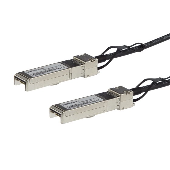Cable de 2m Twinax Direct Attach SFP+ a SFP+ - 10G Compatible con MSA sin Codificar - DAC de Cobre SFP+ de 10 GbE - Módulo Trans