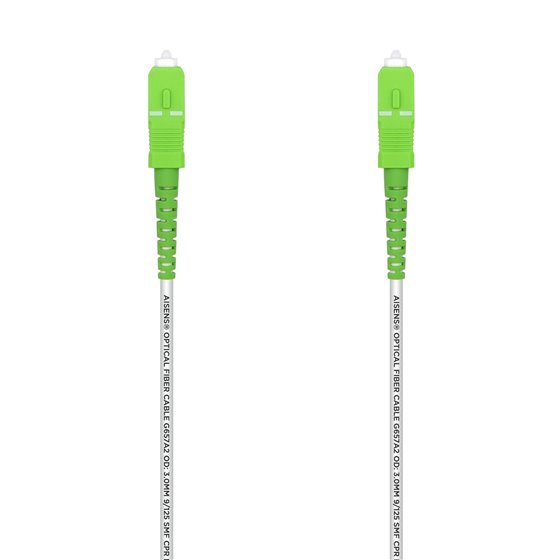 A152-0496 Cable de fibra óptica e InfiniBand 5 m SC Blanco