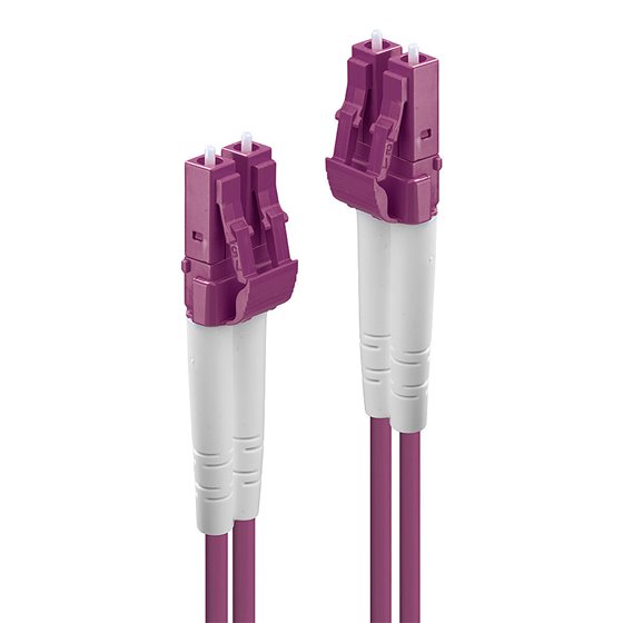 46342 Cable de fibra óptica e InfiniBand 3 m LC Rosa