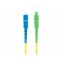 FO-SASU-SS21-0010-YE cable de fibra optica 1 m SC G.657.A1 Amarillo