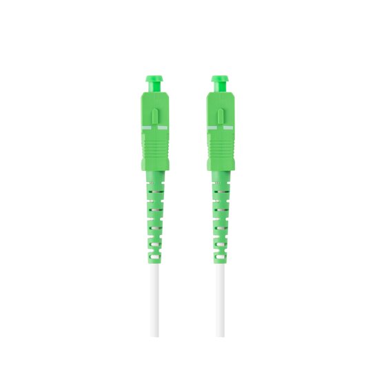 FO-SASA-SS31-0200-WH cable de fibra optica 20 m SC G.657.B3 Blanco