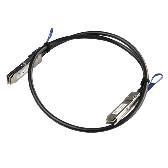 XQ+DA0001 Cable de fibra óptica e InfiniBand 1 m QSFP+ to QSFP+ / QSFP28 to QSFP28 Negro