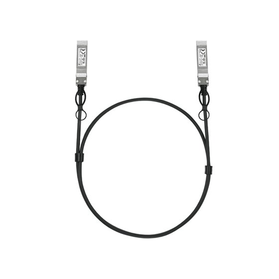 Omada SM6220-1M Cable de fibra óptica e InfiniBand SFP28 Negro, Plata