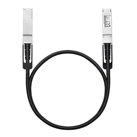 Omada SM9220-1M Cable de fibra óptica e InfiniBand QSFP28 Twinax Negro