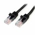 Cable de 3m Negro de Red Fast Ethernet Cat5e RJ45 sin Enganche - Cable Patch Snagless
