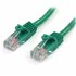 Cable de 3m Verde de Red Fast Ethernet Cat5e RJ45 sin Enganche - Cable Patch Snagless