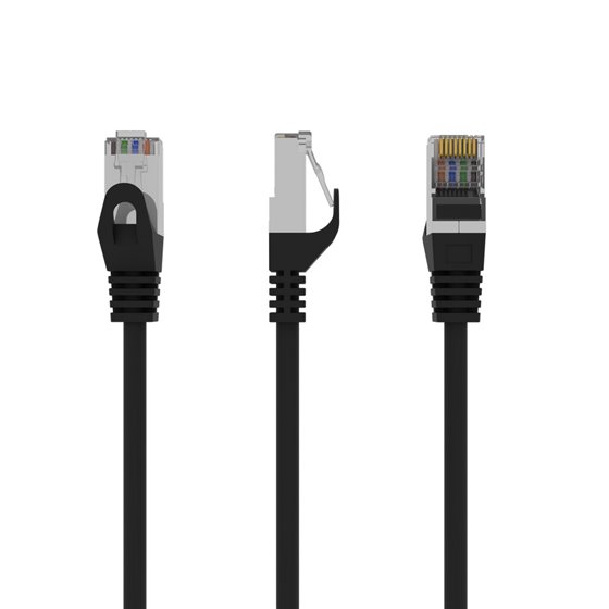 Patch Cord Cat.6 UTP 0.5m cable de red Negro 0,5 m Cat6 U/UTP (UTP)