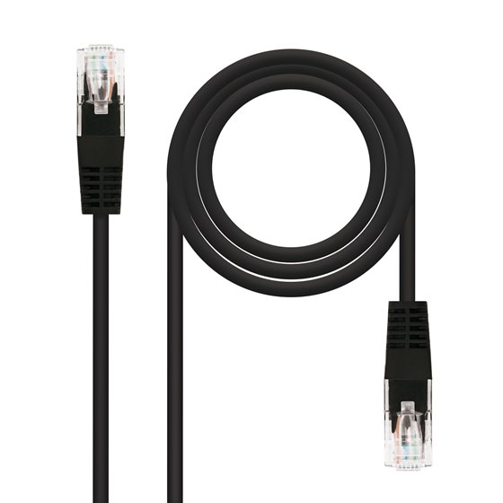 10.20.0101-BK cable de red Negro 1 m Cat5e U/UTP (UTP)