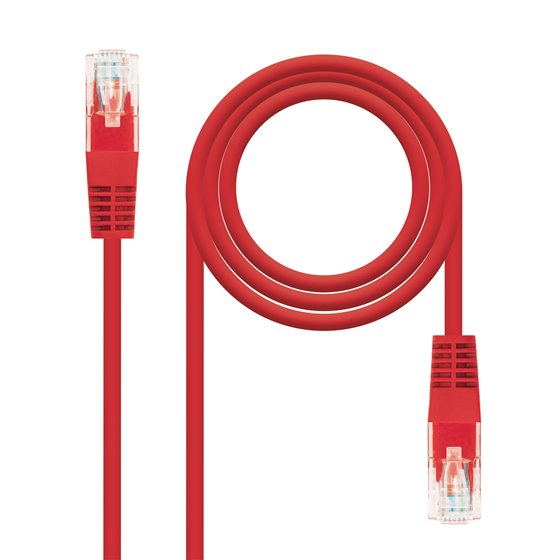 10.20.0400-R cable de red Rojo 0,5 m Cat6e U/UTP (UTP)