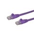 Cable de Red de 3m Púrpura Cat6 UTP Ethernet Gigabit RJ45 sin Enganches