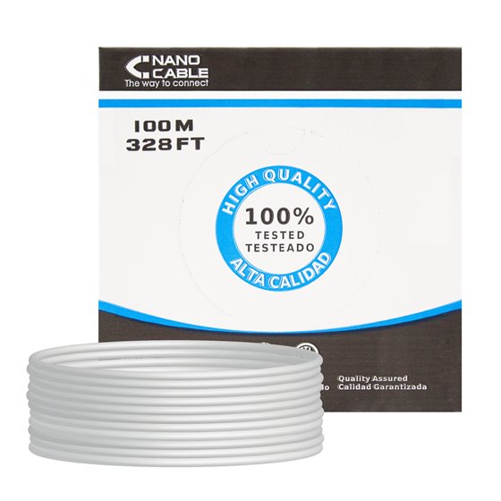 CABLE RED RJ45 CAT.6 FTP RIGIDO AWG24, 100 M