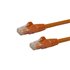 Cable de Red de 0,5m Naranja Cat6 UTP Ethernet Gigabit RJ45 sin Enganches
