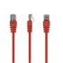 PP12-1M/R cable de red Rojo Cat5e U/UTP (UTP)