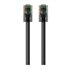 RJ45-RJ45, Cat6, 1m cable de red Negro