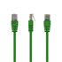PP12-1M/G cable de red Verde Cat5e