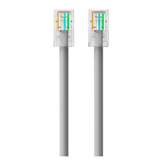 RJ45-RJ45, Cat6, 10m cable de red Gris