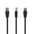 PP12-5M/BK cable de red