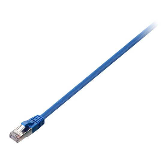 Cable de red blindado CAT6 STP 05M Azul