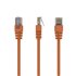 PP12-1M/O cable de red Naranja Cat5e U/UTP (UTP)