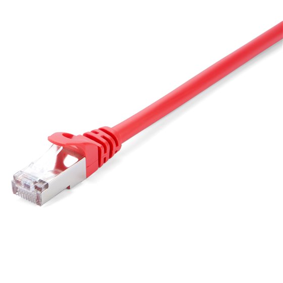 Cable de red blindado CAT6 STP 01M Rojo
