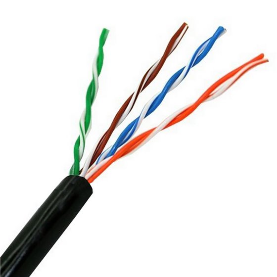 A133-0213 cable de red Negro 305 m Cat5e U/UTP (UTP)