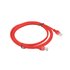 PCU6-10CC-0200-R cable de red Rojo 2 m Cat6 U/UTP (UTP)