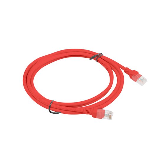 PCU6-10CC-0200-R cable de red Rojo 2 m Cat6 U/UTP (UTP)