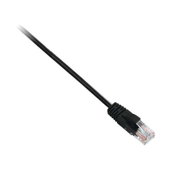 Cable negro Cat6 no blindado (UTP) con conector RJ45 macho a RJ45 macho 3m 10ft