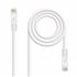 Cable de red latiguillo RJ45 LSZH Cat.6A UTP AWG24, Blanco, 3.0m