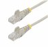 Cable Cat6 de 2,5m - Delgado - con Conectores RJ45 sin Enganches - Gris