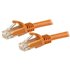 Cable de 1,5m Cat6 Ethernet de Red Naranja - RJ45 sin Enganches - 24AWG