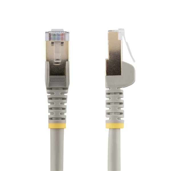 Cable 7m Ethernet CAT6a - Cable de Red de 10 Gigabits Blindado Snagless RJ45 PoE de 100W - Latiguillo STP de 10GbE con Alivio de
