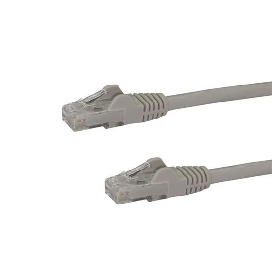 Cable de 7,5m Cat6 Ethernet de Red Gris - RJ45 sin Enganches - 24AWG