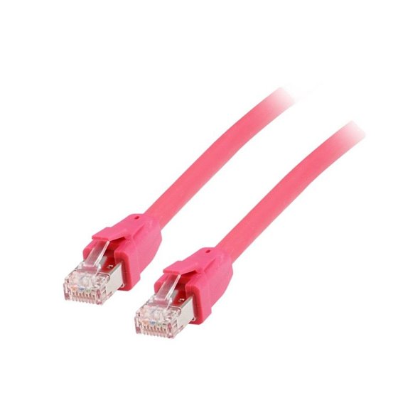 608020 cable de red Rojo 1 m Cat8.1 S/FTP (S-STP)