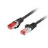 PCF6-10CU-0025-BK cable de red Negro 0,25 m Cat6 F/UTP (FTP)