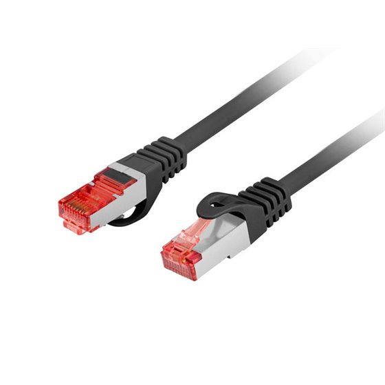 PCF6-10CU-0025-BK cable de red Negro 0,25 m Cat6 F/UTP (FTP)